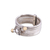 Sterling silver meditation spinner ring, 'Floral Splendor' - Handmade Sterling Silver and Brass Indian Meditation Ring (image 2d) thumbail