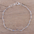 Labradorite link bracelet, 'Beautiful Saga' - Handmade Adjustable Labradorite Link Bracelet from India