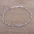 Labradorite link bracelet, 'Beautiful Saga' - Handmade Adjustable Labradorite Link Bracelet from India (image 2b) thumbail