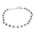 Smoky quartz link bracelet, 'Beautiful Saga' - Handmade Adjustable Smoky Quartz Link Bracelet from India (image 2c) thumbail