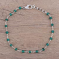 Onyx link bracelet, Beautiful Saga
