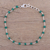 Onyx link bracelet, 'Beautiful Saga' - Handmade Adjustable Green Onyx Link Bracelet from India (image 2) thumbail