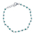 Onyx link bracelet, 'Beautiful Saga' - Handmade Adjustable Green Onyx Link Bracelet from India thumbail