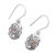 Citrine dangle earrings, 'Sunny Swirls' - Openwork Citrine and Silver Dangle Earrings from India (image 2d) thumbail