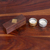 Juego de dados de madera (juego de 5) - Dados de madera hechos a mano (juego de 5) de la India