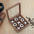 Wood and aluminum tic-tac-toe game, 'Silver Strategy' (6 inch) - Handmade Wood and Aluminum Tic Tac Toe Game (6 Inch)