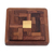 Wood puzzle, 'Brain Teaser' - Handcrafted Geometric Wood Puzzle from India (image 2a) thumbail