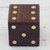 Holzwürfel-Set, (5er-Set) - Holzwürfelset mit passender Box aus Indien