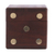 Wood dice set, 'Game of Chance' (set of 5) - Wood Dice Set with Matching Box from India (image 2e) thumbail