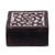 Dekorative Box aus Holz - Handgefertigte quadratische dekorative Box aus Mangoholz aus Indien