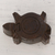 Holz-Puzzle-Kasten, 'Blumenschildkröte'. - Handgeschnitzte Puzzleschachtel aus Mangoholz-Schildkrötenholz aus Indien