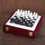 Marble chess set, 'Royal Leisure' - Handcrafted Black and White Marble Chess Set from India