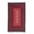 Wool dhurrie rug, 'Geometric Illusion in Red' - Geometric Design Wool Dhurrie Rug in Red and Wine Hues thumbail