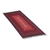 Wool dhurrie rug, 'Geometric Illusion in Red' - Geometric Design Wool Dhurrie Rug in Red and Wine Hues (image 2b) thumbail