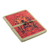 Baumwollgebundenes Tagebuch – Tagebuch aus handgeschöpftem Papier und Baumwolle mit Buddha-Motiv