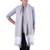Wool blend scarf, 'Himalayan Paradise' - Wool Blend Hand Loomed Scarf from India (image 2b) thumbail