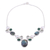 Multi-gemstone pendant necklace, 'Entrancing Princess' - Artisan Crafted Multi-Gemstone Pendant Necklace from India (image 2c) thumbail