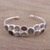 Labradorite and drusy cuff bracelet, 'Imperial Mystery' - Labradorite and Drusy Cuff Bracelet from India (image 2) thumbail