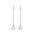 Rainbow moonstone dangle earrings, 'Morning Drops' - Rainbow Moonstone Teardrop Dangle Earrings from India thumbail