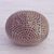 Soapstone sculpture, 'Delightful Egg' - Handcrafted Jali Soapstone Egg Sculpture from India thumbail
