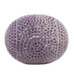 Soapstone sculpture, 'Delightful Egg' - Handcrafted Jali Soapstone Egg Sculpture from India