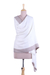 Cashmere shawl, 'Act of Grace' - Woven Cashmere Shawl from India thumbail
