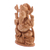 Wood sculpture, 'Divine Lord Ganesha' - Hand Carved Lord Ganesha Sculpture from India (image 2b) thumbail