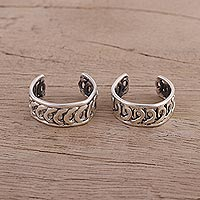 Featured review for Sterling silver toe rings, Curvy Swirls