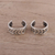Sterling silver toe rings, 'Curvy Swirls' - Swirling Sterling Silver Toe Rings from India thumbail