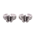 Sterling silver toe rings, 'Butterfly Twins' (pair) - Butterfly Openwork Sterling Silver Toe Rings (Pair) thumbail