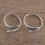 Sterling silver toe rings, 'Flight of Fancy' (pair) - Wing-Shaped Sterling Silver Toe Rings (Pair) (image 2b) thumbail