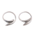 Sterling silver toe rings, 'Flight of Fancy' (pair) - Wing-Shaped Sterling Silver Toe Rings (Pair) (image 2c) thumbail