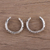 Sterling silver toe rings, 'Jali Jive' (pair) - Jali Motif Sterling Silver 925 Toe Rings (Pair) (image 2b) thumbail