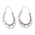 Sterling silver hoop earrings, 'Sunbeam' - Fair Trade Indian Style Sterling Silver Hoop Earrings thumbail
