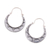 Sterling silver hoop earrings, 'Sunbeam' - Fair Trade Indian Style Sterling Silver Hoop Earrings (image 2c) thumbail