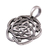 Sterling silver pendant, 'Celtic Reverie' - Celtic Knot Sterling Silver Pendant from India Artisan (image 2c) thumbail