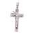 Sterling silver crucifix pendant, 'Peace Will Prevail' - Hand Crafted Sterling Silver Crucifix Pendant thumbail