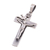 Sterling silver crucifix pendant, 'Peace Will Prevail' - Hand Crafted Sterling Silver Crucifix Pendant (image 2c) thumbail
