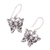 Sterling silver dangle earrings, 'Jali Butterfly' - Delicate Sterling Silver Butterfly Dangle Earrings (image 2c) thumbail