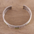 Peridot cuff bracelet, 'Shining Mesh' - Peridot Cuff Bracelet from India (image 2b) thumbail