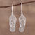 Sterling silver dangle earrings, 'Flip-Flop Time' - Sterling Silver Flip Flop Sandal Earrings from India (image 2) thumbail