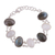 Rainbow moonstone and labradorite link bracelet, 'Moonlight and Mist' - Link Bracelet with Rainbow Moonstone and Labradorite thumbail