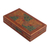 Wood decorative box, 'Valley of Flowers' - Decorative Wood Box with Hand Painted Floral Motifs