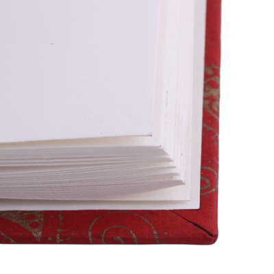 diario de papel hecho a mano - Diario de papel de diseño clave hecho a mano de la India