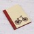 diario de papel hecho a mano - Diario de papel de diseño de bicicleta hecho a mano de la India