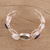 Multi-gemstone cuff bracelet, 'Harmonious Luster' - Multi-Gemstone Sterling Silver Cuff Bracelet from India (image 2b) thumbail