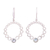 Blue topaz dangle earrings, 'Bubble Wreath' - Blue Topaz and Sterling Silver Dangle Earrings from India