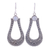Rainbow moonstone dangle earrings, 'Silver Moondrop' - Rainbow Moonstone and Sterling Silver Dangle Earrings thumbail