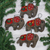 Wool felt ornaments, 'Elephant Saga' (set of 4) - Set of Four Handcrafted Wool Elephant Ornaments from India
