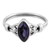 Iolite cocktail ring, 'Glorious Marquise' - Iolite and Sterling Silver Cocktail Ring from India thumbail